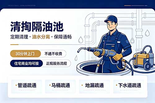 什邡清掏隔油池